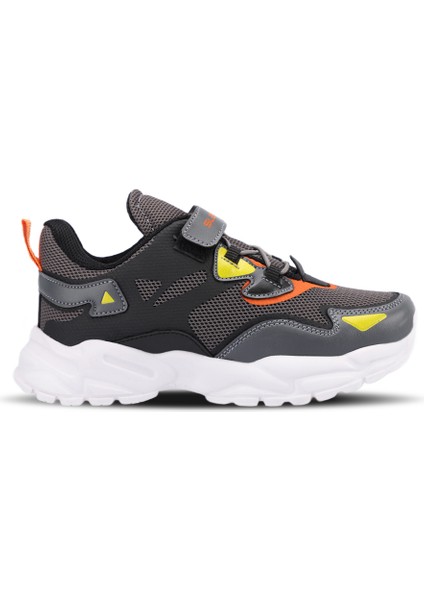 KAJAL I Erkek Çocuk Sneaker Koşu & Yürüyüş Ayakkabısı Koyu Gri