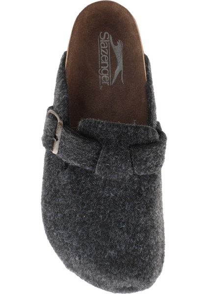 LEO IN Keçe Erkek Ev Terliği Koyu Gri indirimleri