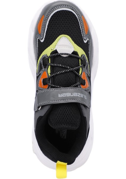 KAJAL I Erkek Çocuk Sneaker Koşu & Yürüyüş Ayakkabısı Koyu Gri / Siyah
