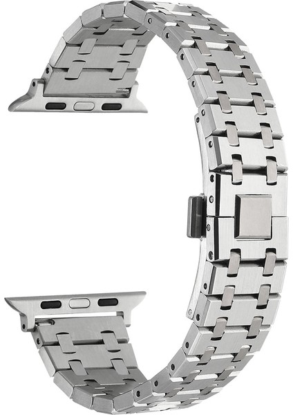 Watch 38MM Uyumlu Krd-83 Metal Kordon Zore - Gümüş
