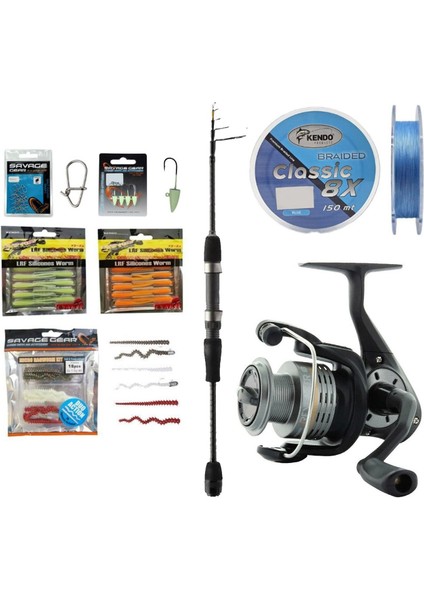 Yekoutdoor Lrf Olta Seti Okuma Teleskopik Lrf 210cm 1-8 Gr Lrf Kamışı&Okuma Revenger Rv-25 Fd Olta Makinesi