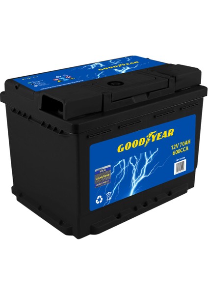 12V 70 Amper N50 Ters Smf Ind Sulu Akü