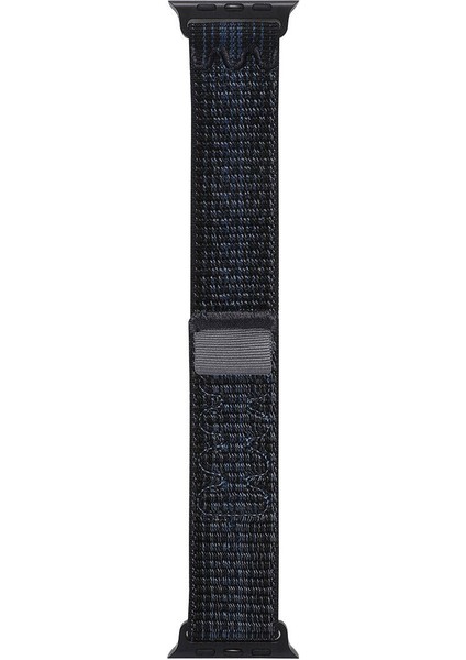 Watch 10 42MM Uyumlu Krd-91 Hasır Kordon Strap Kayış-Siyah