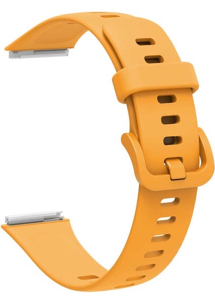 Huawei Band 7 Krd-71 Uyumlu Kordon Zore - Sarı