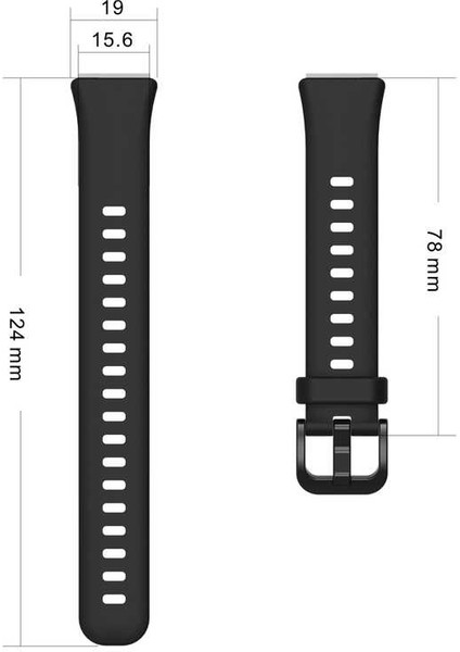 Huawei Band 7 Krd-71 Uyumlu Kordon Zore - Sarı