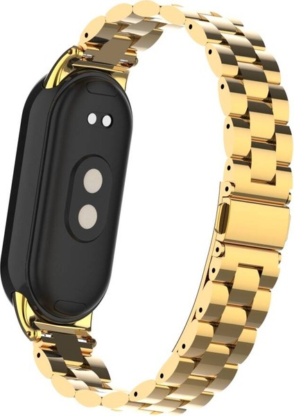 Xiaomi Mi Band 8 Krd-04 Metal Kordon-Siyah