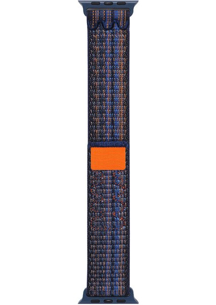 Watch 10 46MM Uyumlu Krd-91 Hasır Kordon Strap Kayış-Mavi
