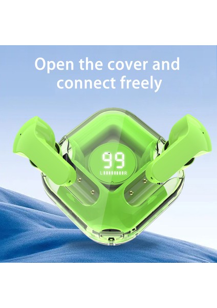 Kablosuz Kulak Bluetooth Kablosuz Kulaklıklar Bluetooth Kulaklıklar Gürültü Önleyici Kulaklıklar Şeffaf AIR37 Spor Kulaklıklar (Yurt Dışından) fırsatları