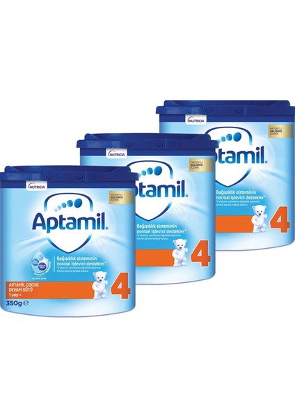 4 Akıllı Kutu Çocuk Devam Sütü 350 gr x 3 Adet