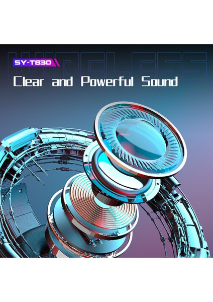 Kablosuz Bluetooth Aşırı Kulak Mikrofonlu Kulaklıklar LED Işık Gürültü Azaltma Stereo Surround Ses Oyun Kulaklık (Yurt Dışından) fiyatları