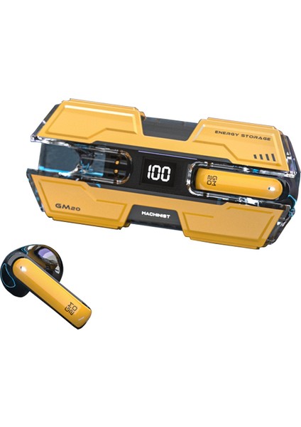 Mekanik Rüzgar Kablosuz Bluetooth Kulaklık Hd Çağrı Oyun Düşük Gecikme Bluetooth Kulaklık (Yurt Dışından)