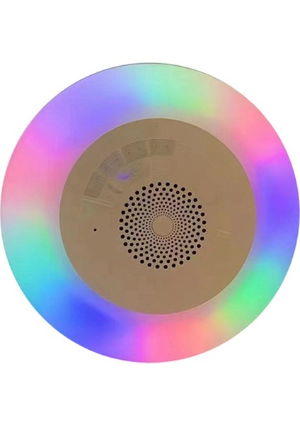 Su Geçirmez Duş Hoparlör Bluetooth Banyo Fm Radyo Rgb 5 W Tws Bluetooth Hoparlör Kutusu Su Üzerinde Mikrofon ile (Yurt Dışından)