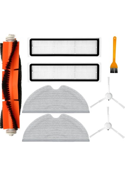 D9 Bot L10 Pro Trouver Robot Vakum Bulucu Yedek Parça Ana Yan Fırça Paspas Hepa Filtre (Yurt Dışından)