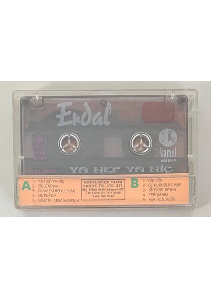 Erdal - Ya Hep ya Hiç Kaset