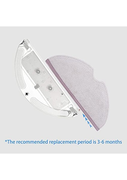 Paspas Pedi 4 Paket Mikrofiber Paspas Bezi Roborock S6 S6 Saf S6 Maxv S5 Max S5 Robotlu Süpürge Paspas Değiştirme (Yurt Dışından) fiyatları