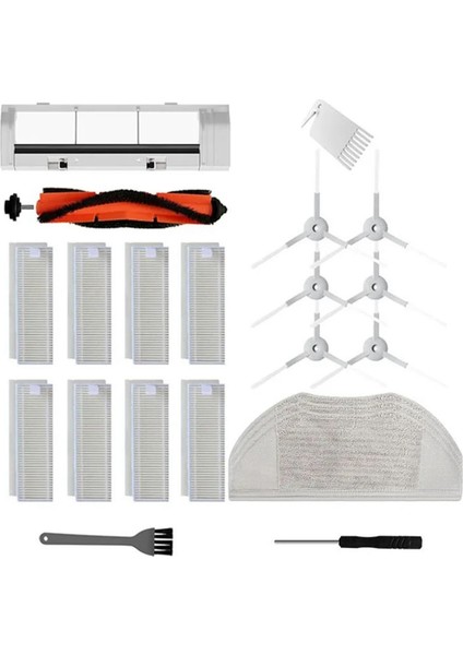 G1 / Mjstg1 / SKV4136GL Mi Robot Vakum-Mop Temel Aksesuarları Için Filtre Silindiri Paspas Bezi Kitleri (Yurt Dışından)