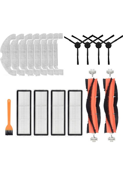 Ana Fırça Hepa Filtre Yan Fırça Paspas Bezi Xiaomi Dreame Bot Z10 Pro Dreame L10 Artı Elektrikli Süpürge (Yurt Dışından)