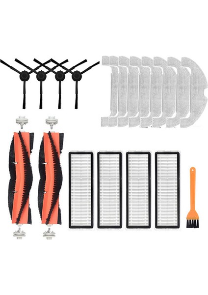 Ana Fırça Hepa Filtre Yan Fırça Paspas Bezi Xiaomi Dreame Bot Z10 Pro Dreame L10 Artı Elektrikli Süpürge (Yurt Dışından) fiyatları