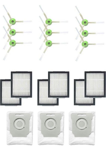 Toz Torbası Haddeleme Fırça Hepa Filtre Yan Fırça Takım Elbise Irobot Roomba I7 E5 E6 I Serisi Robotlu Süpürge Değiştirme (Yurt Dışından)