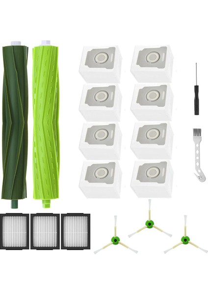 Irobot Roomba I ve J Serisi I3 I3+ I4 I4+ I6 I6+ I7 I7+ Elektrikli Süpürge Için Ana Fırça Yan Fırça Filtre Yedek Parçaları (Yurt Dışından) indirimleri