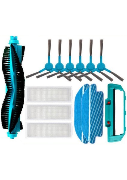 Elektrikli Süpürge Aksesuarları Conga 3290 3490 3690 Robot Süpürgesi Ana Fırça Yan Fırça Hepa Filtre Zemin Bakımı (Yurt Dışından)