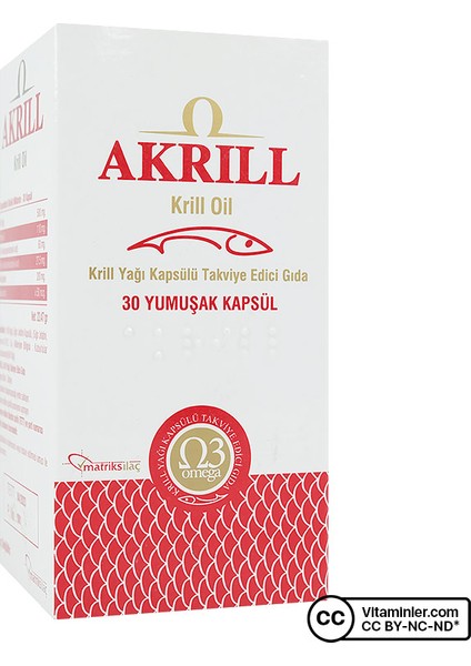 Akrıll Krill Oil 30TABLET (10LU)
