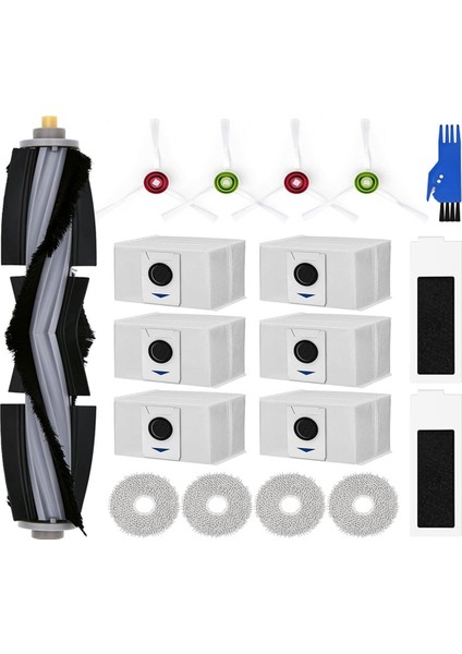 Ecovacs Deebot T20E OMNI/T20 Omnı Için Aksesuar Seti, Antibakteriyel Toz Torbaları, Robot Süpürge Yedek Parçaları (Yurt Dışından)