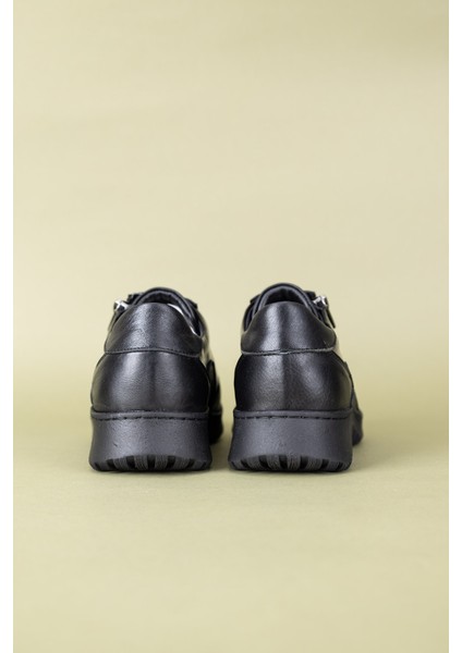 Gamsu Kadın Deri Rugan Siyah Günlük Ayakkabı indirimleri