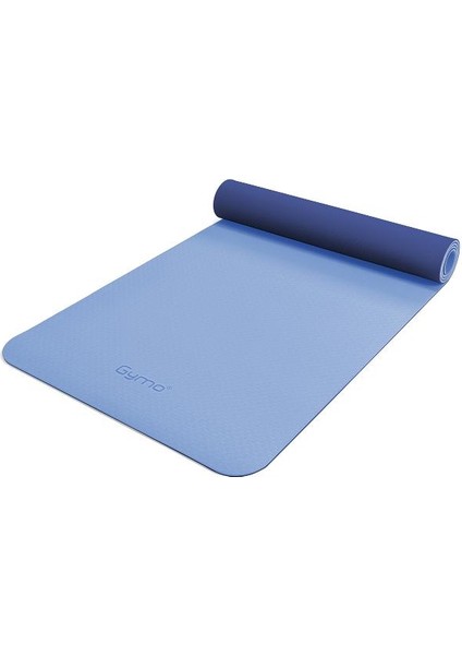 Ekolojik 6mm Tpe Yoga Matı Pilates Minderi Açık Mavi