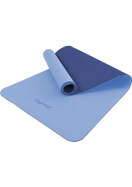 Ekolojik 6mm Tpe Yoga Matı Pilates Minderi Açık Mavi fiyatları