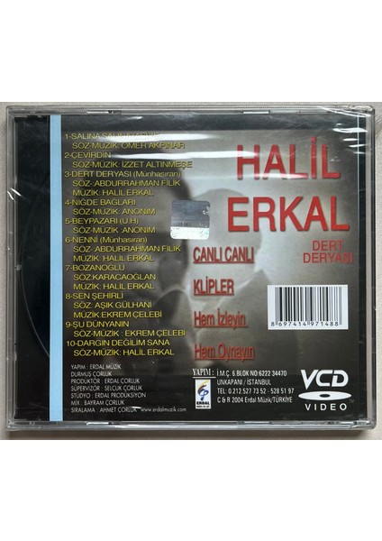 Halil Erkal - Dert Deryası CD