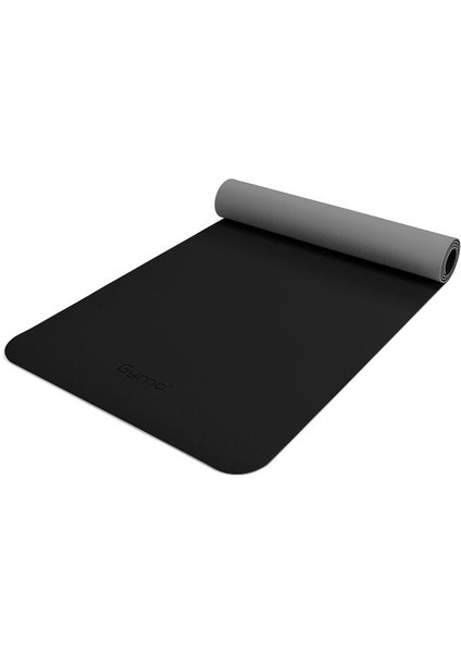 Ekolojik 6mm Tpe Yoga Matı Pilates Minderi Siyah