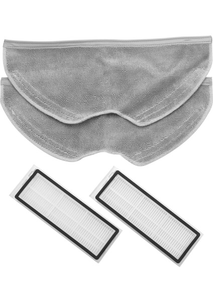 360 X95 X90 S9 Robot Süpürge Aksesuarları Yedek Temizleme Paspası Bezi Hepa Filtresi (Yurt Dışından)