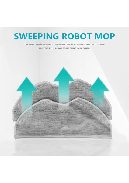 360 X95 X90 S9 Robot Süpürge Aksesuarları Yedek Temizleme Paspası Bezi Hepa Filtresi (Yurt Dışından) fiyatları