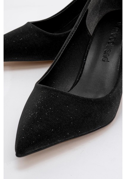 Kadın Sivri Burunlu Stiletto Siyah Sim modelleri