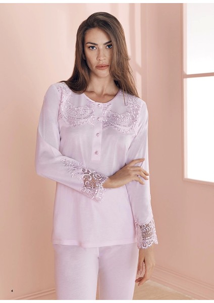 Espuar 757 Penye 3'lü Sabahlık Pijama Takımı