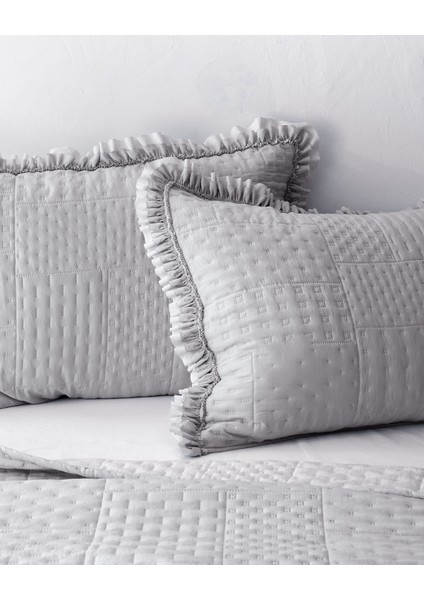 Medus Tek Kişilik Yatak Örtüsü - Gri fırsatları