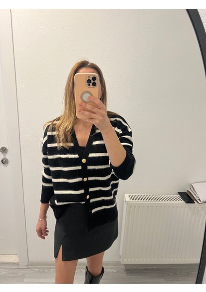 Miyu Massimo Model Çizgili Hırka indirimleri