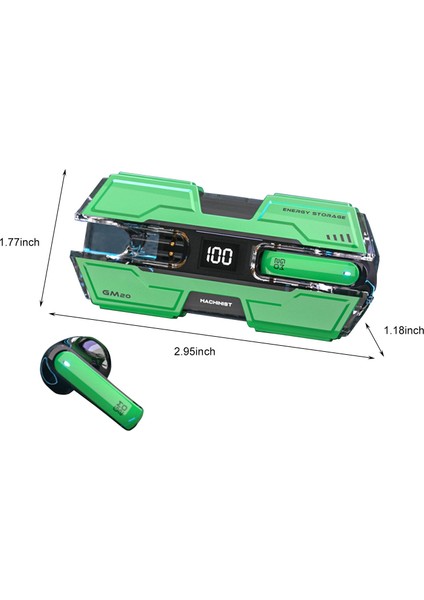Mekanik Rüzgar Kablosuz Bluetooth Kulaklık Hd Çağrı Oyun Düşük Gecikme Bluetooth Kulaklık (Yurt Dışından) modelleri