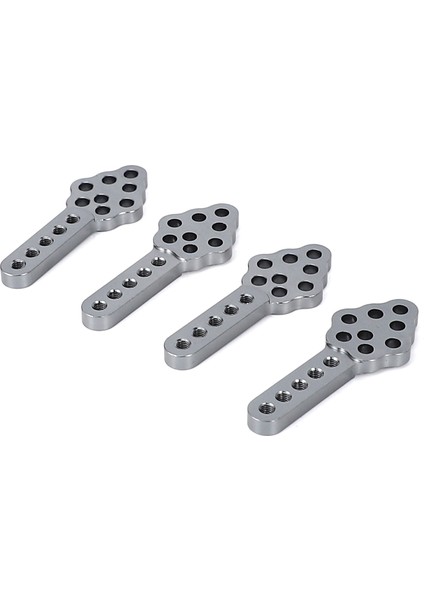 4 Adet Cnc Metal Amortisör Dağı Ayar Yüksekliği Açı Standı Rc Paletli Araba Eksenel SCX10 90046 D90 D110, Gri (Yurt Dışından) indirimleri