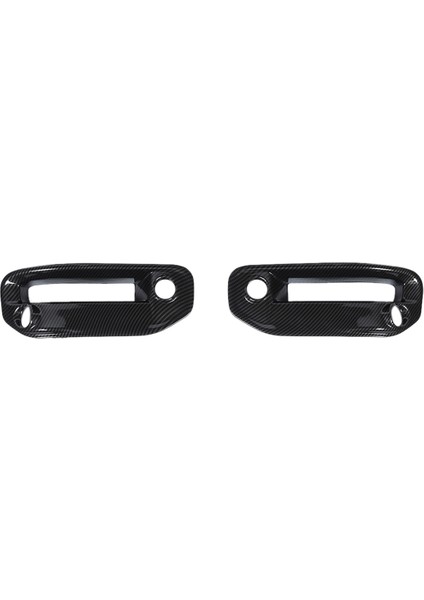 Araba Ön Sis Lambası Lambası Dekorasyon Kapak Trim Dodge Ram 2018 2019 2020 2021 2022 Aksesuarları, Abs Karbon Fiber (Yurt Dışından)