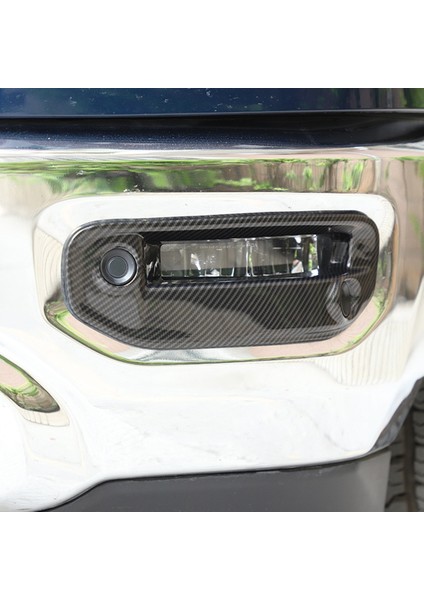 Araba Ön Sis Lambası Lambası Dekorasyon Kapak Trim Dodge Ram 2018 2019 2020 2021 2022 Aksesuarları, Abs Karbon Fiber (Yurt Dışından)