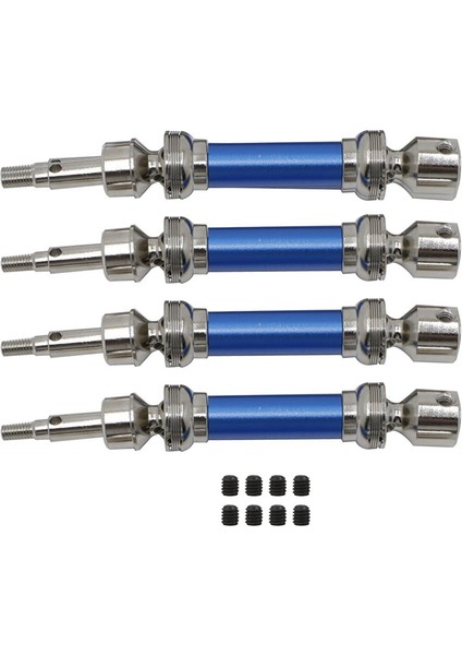 Metal Ön ve Arkadan Çekişli Motosiklet Mili Cvd Arrma 1/8 Ihlal 4x4 Mega 1/8 Vendetta 4x4 3s Blx Rc Araba Yükseltme Parçaları, Mavi (Yurt Dışından)