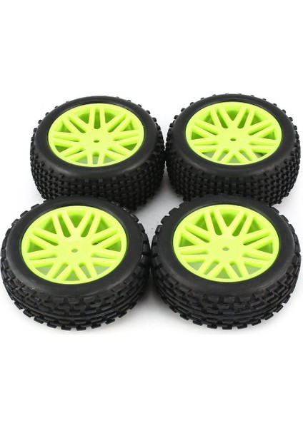 4 Adet 85MM Lastik Tekerlek Wltoys 144001 144010 124007 124017 124019 Tamiya Hsp 1/10 1/12 1/14 Rc Araba Off Road Buggy, Yeşil (Yurt Dışından) modelleri