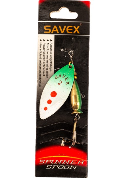 Alpha Long Beyaz/ Üst Yeşil&Kırmızı Noktalı No:2/20 Gr Döner KAşıklar fiyatları