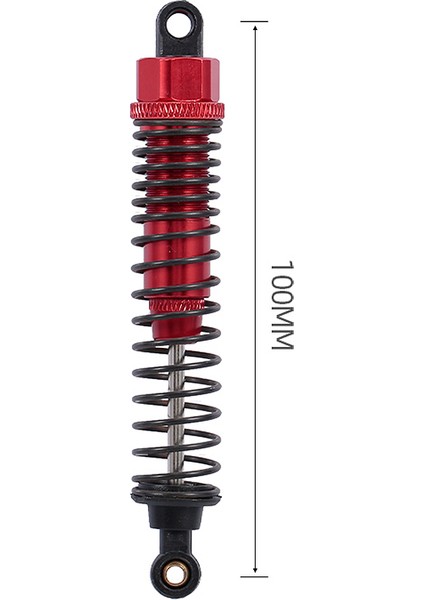 Rc 108004(08001) Siyah Alüminyum Amortisör 2 Adet Fit Hsp 1/10TRUCK (Yurt Dışından)