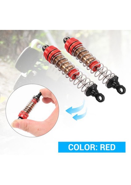 4 Adet Metal Amortisörler Damper Xlf X03 X04 X-03 X-04 1/10 Rc Araba Canavar Kamyon Yükseltme Parçaları Aksesuarları, Kırmızı (Yurt Dışından) modelleri