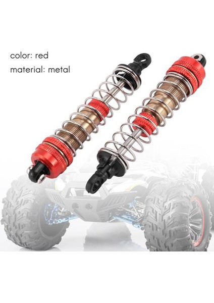 4 Adet Metal Amortisörler Damper Xlf X03 X04 X-03 X-04 1/10 Rc Araba Canavar Kamyon Yükseltme Parçaları Aksesuarları, Kırmızı (Yurt Dışından) fırsatları