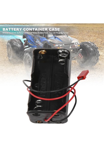 4 Paket 6 V 4xaa Pil Konteyner Vaka Tutucu Paket Kutusu Jst Fiş Alıcısı Hsp Redcat 1/8 1/10 Rc Nitro Güç Araba Kamyon (Yurt Dışından) modelleri
