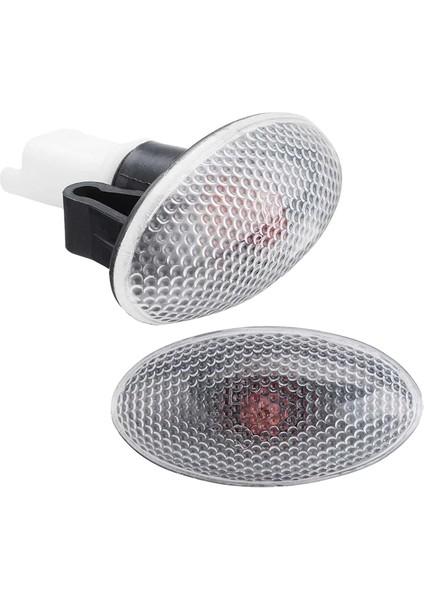 632574 Peugeot 206 407 607 Için 2 x Dönüş Siny Yan Işaret Işığı Tekrarlayıcı Lamba Göstergesi (Yurt Dışından)